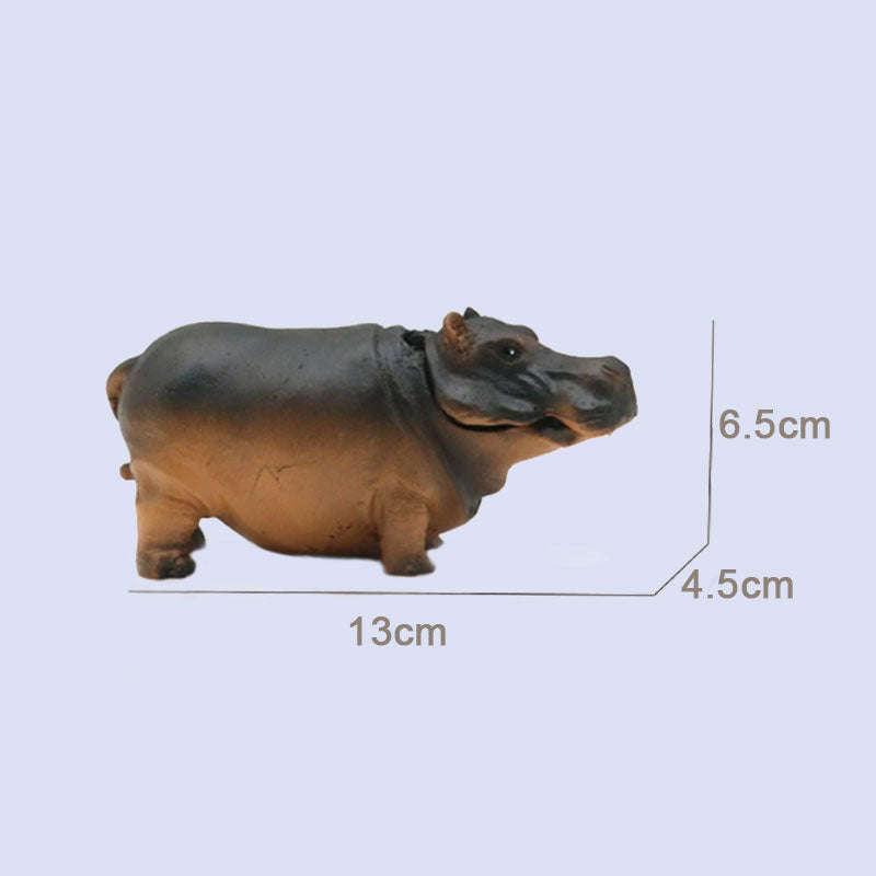 🦛El adorable hipopótamo sabe hacer pompas de jabón