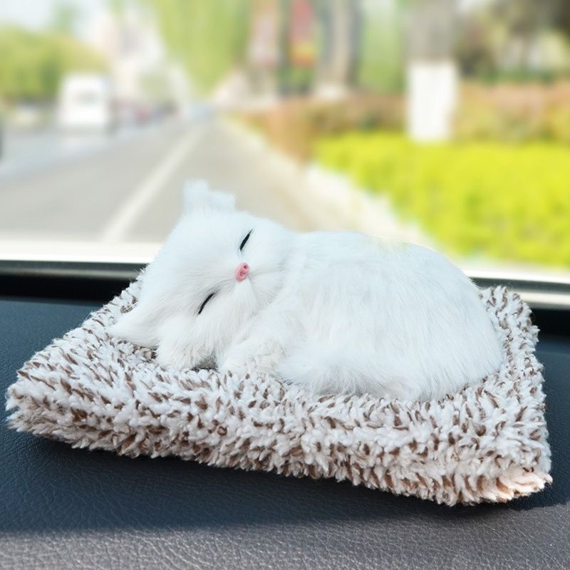 Lindo gato de peluche que limpia el aire 🐱
