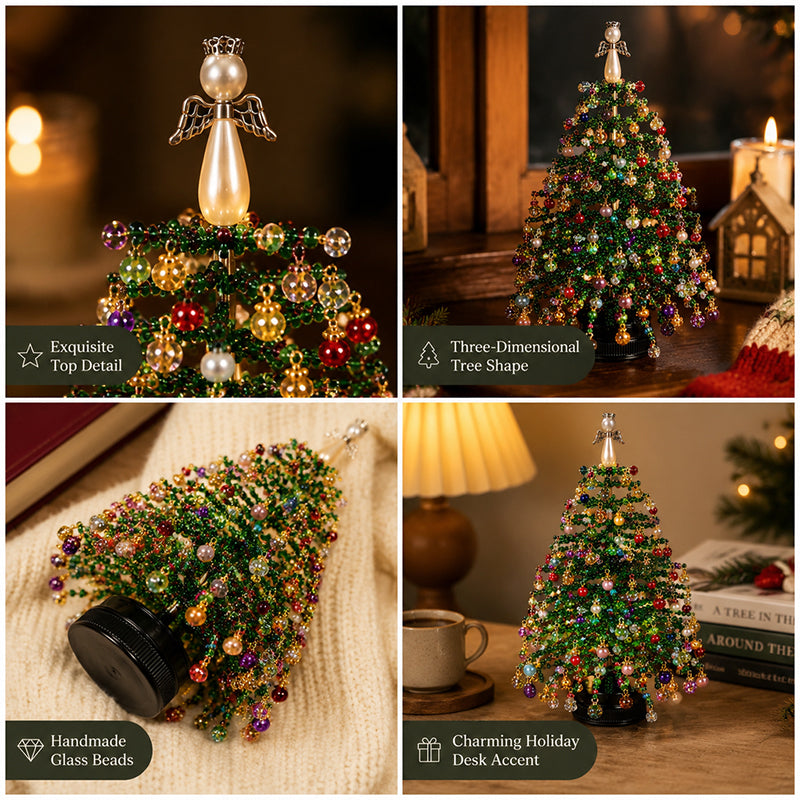 🎄✨ Kit de Árbol de Navidad de Cuentas DIY – 🎅 Crea tu Propia Decoración Navideña Brillante