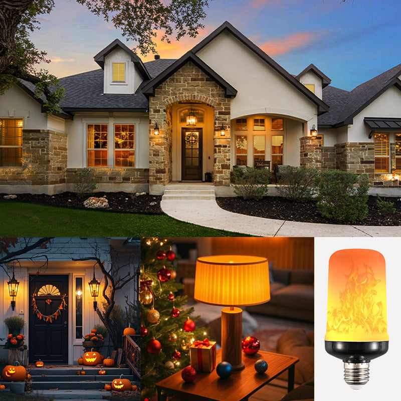 🔥 Simulert flammepære | Tenk en mild flamme som «aldri slukker»