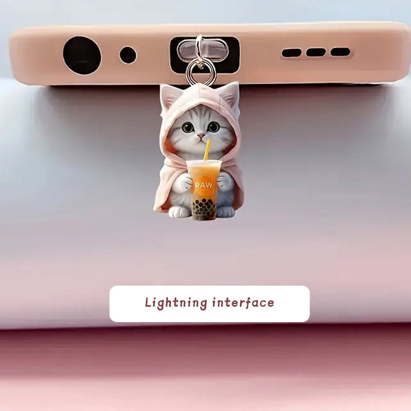 🐱Støvplugg for katt mobiltelefon🐾