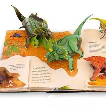 ⏰Historisk laveste pris: Spar 50 prosent-🦖3D Encyclopedia Prehistorica Dinosaurs📙INNBUNDET (🔥KJØPER DU 2 FÅR DU GRATIS FRAKT)