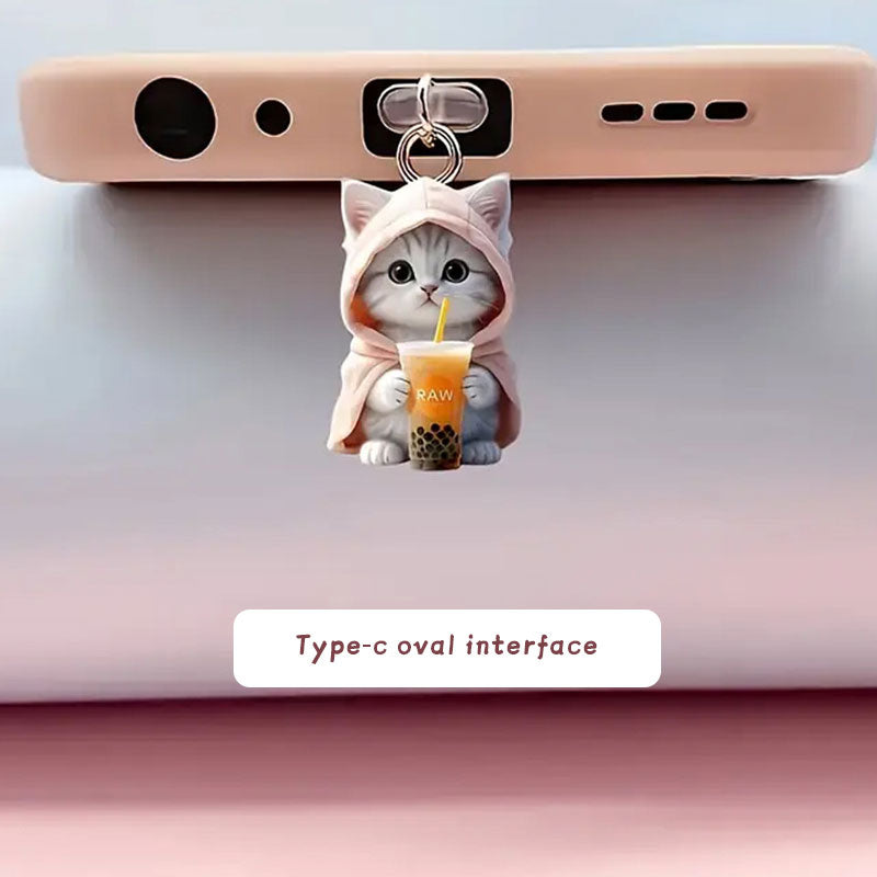🐱Støvplugg for katt mobiltelefon🐾
