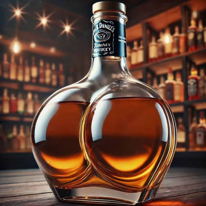 🥂Dale a tu cata de vinos un toque divertido con esta botella tan juguetona.