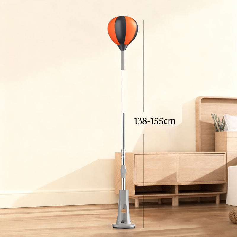 💥 Black Friday: 50 % rabatt! 🥊 Slagsekk med speedball ⭐ | Høydejusterbar & lydløs | Ekstra sterk sugekopp 🏠