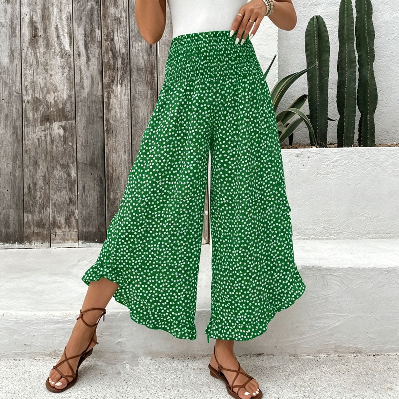 ⏳Oferta por tiempo limitado⏰ Pantalones anchos de talle alto para mujer – Efecto estilizante, cómodos y elegantes