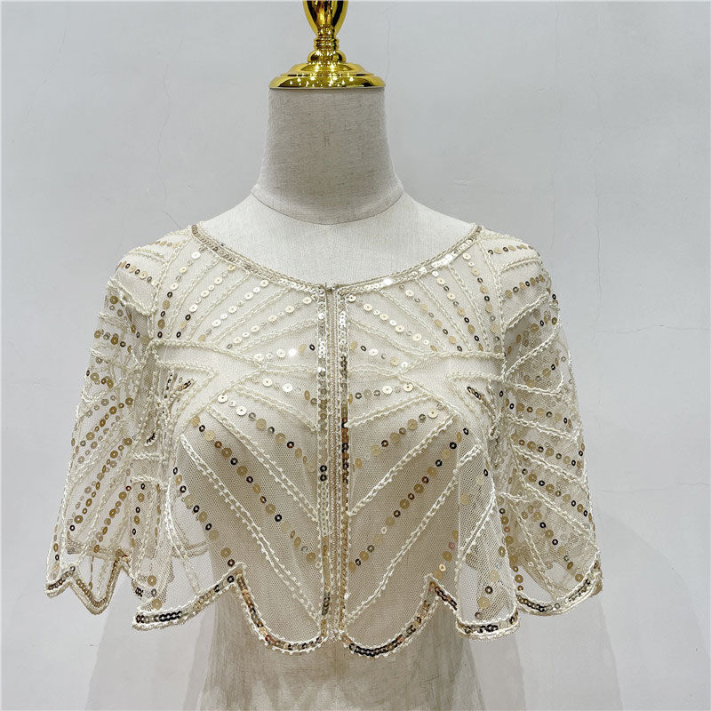 💖Du er den mest perfekte av mengden✨Festskjerf med blonder og paljette