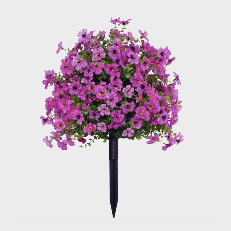 🌿Decoración floral artificial con eucalipto y violeta 💜