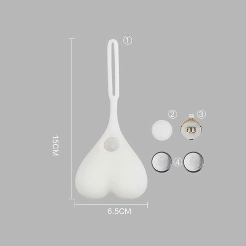 ✨Fest den på sykkelen din og sykle av gårde med en gang.💞«Hjerteformet» baklys for sykle