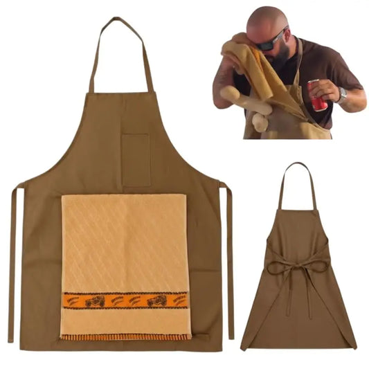 🔥 Delantal de chef — El regalo de barbacoa que nadie se espera