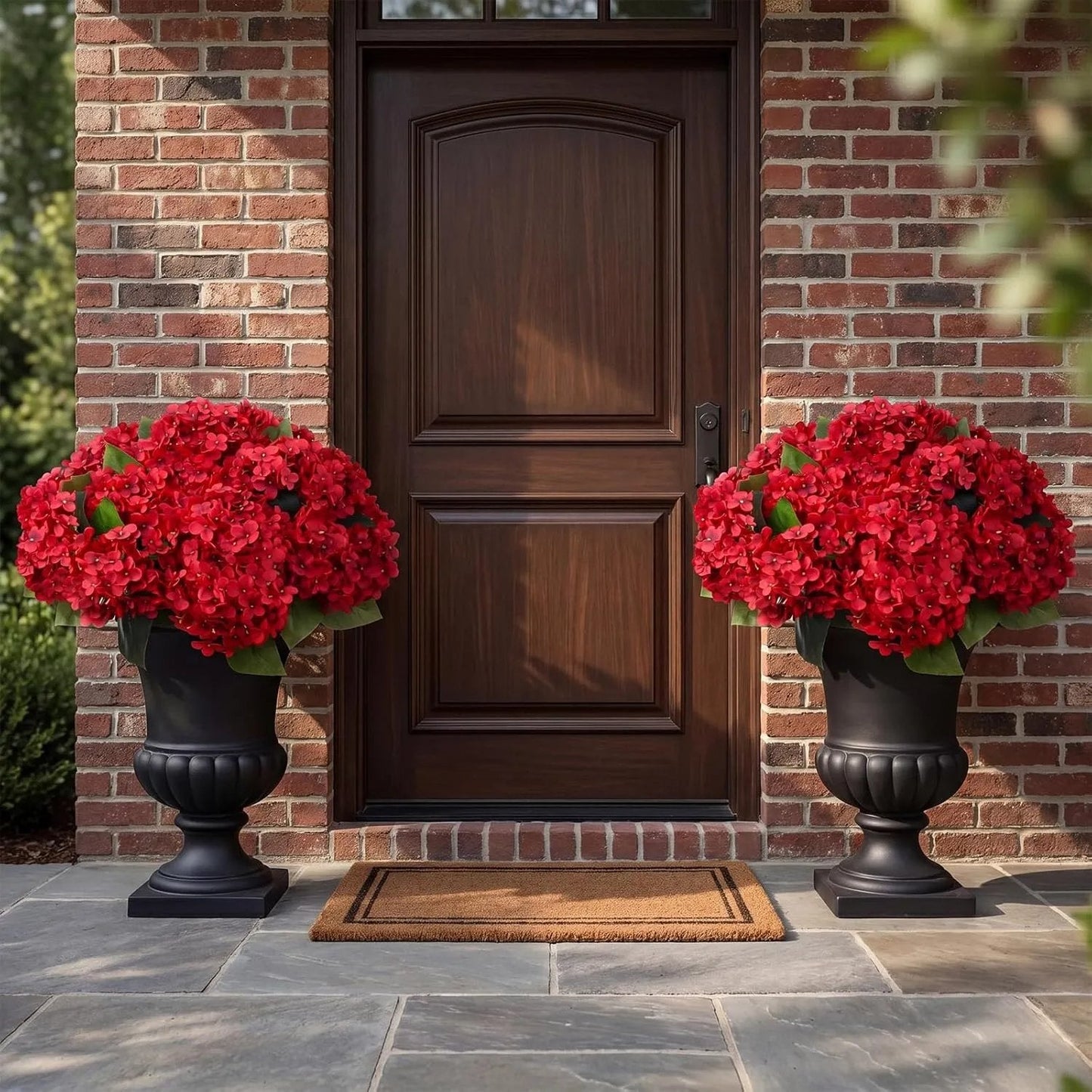 🌼 Hortensias artificiales para exterior – resistentes a los rayos UV, al agua y al viento 💐🌸