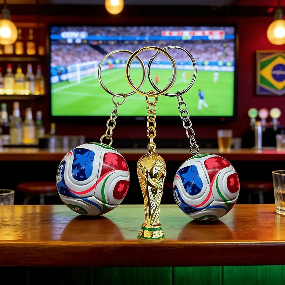 ⚽ Llavero Copa Mundial FIFA 2026 EE.UU.-MÉX-CAN: Lleva el espíritu del fútbol a todas partes ✨