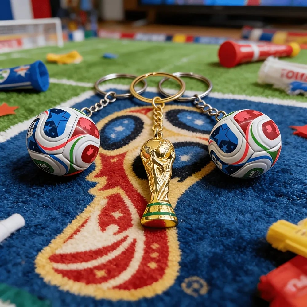 ⚽ Llavero Copa Mundial FIFA 2026 EE.UU.-MÉX-CAN: Lleva el espíritu del fútbol a todas partes ✨