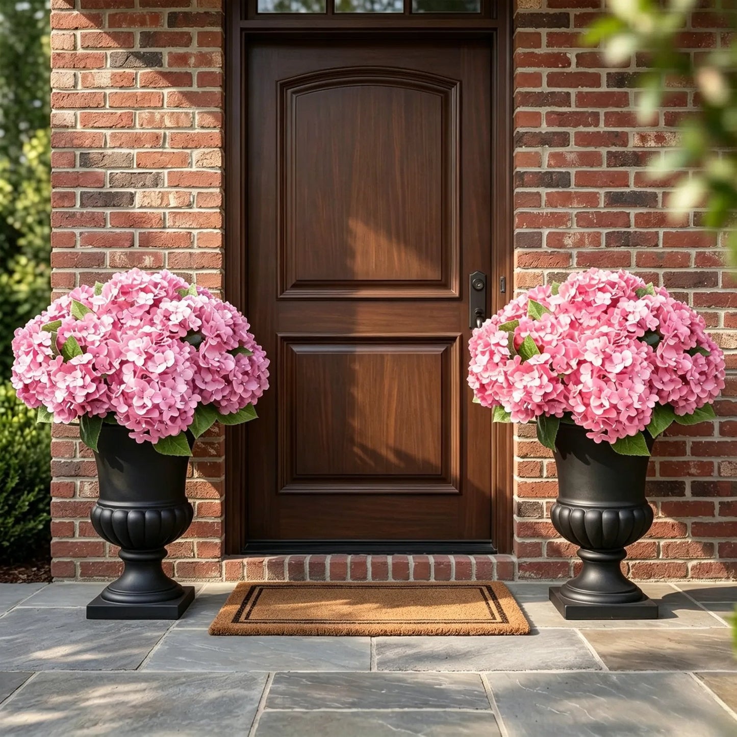 🌼 Hortensias artificiales para exterior – resistentes a los rayos UV, al agua y al viento 💐🌸