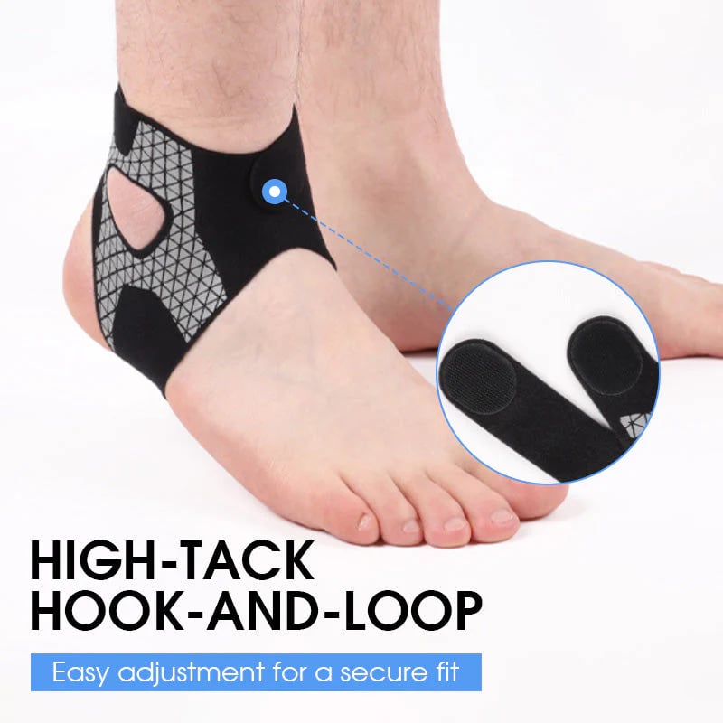 ⏳40% DE DESCUENTO SOLO HOY ⏰ Tobillera elástica regulable 🦶 Soporte cómodo para deportes, caminatas y uso diario