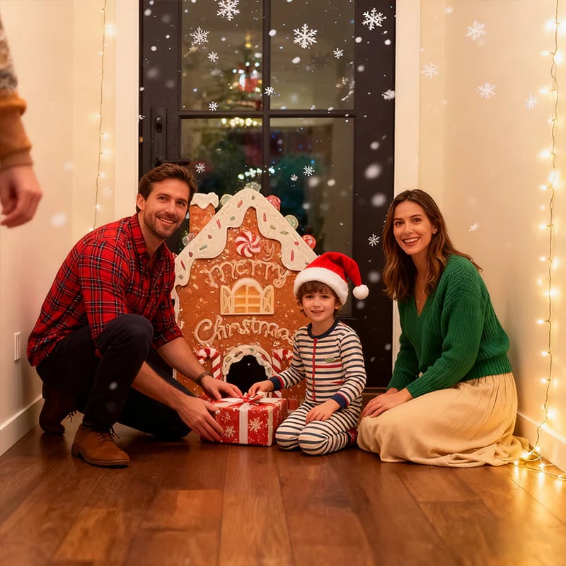 🔥Siste dag 49% RABATT - 🎅 Pepperkake Golf Spillsett - Beste Julespill