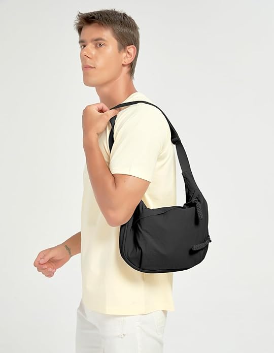 🔥Fasjonabel skulderveske i nylon i ensfarge