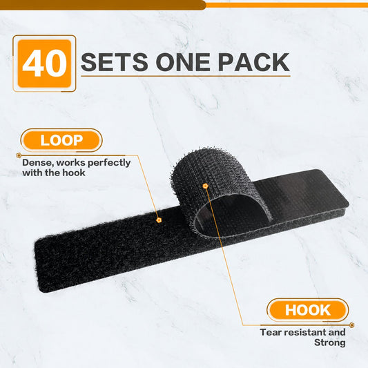 🔹 Tiras de velcro resistentes con adhesivo