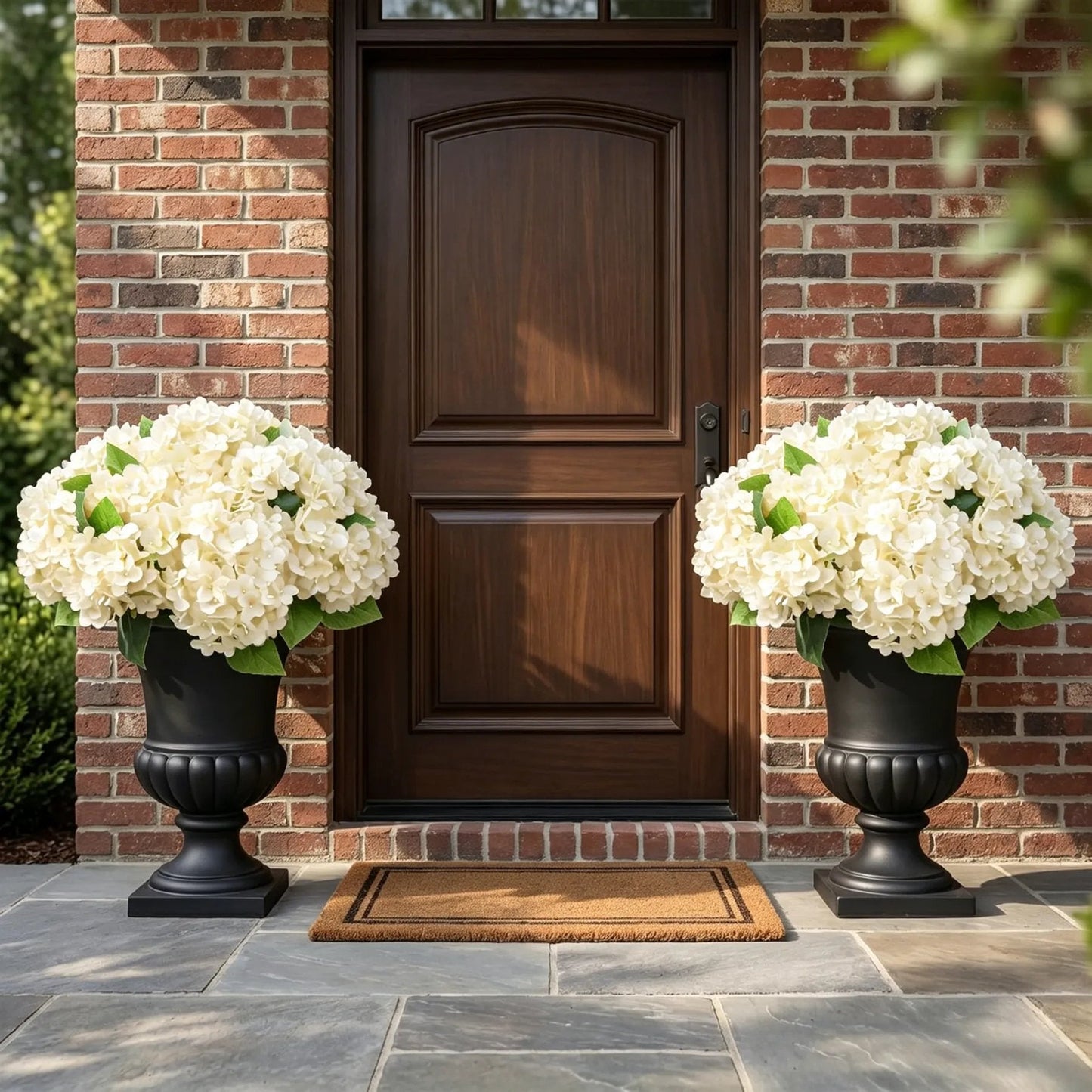 🌼 Hortensias artificiales para exterior – resistentes a los rayos UV, al agua y al viento 💐🌸