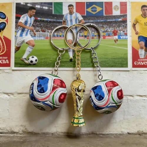 ⚽ Llavero Copa Mundial FIFA 2026 EE.UU.-MÉX-CAN: Lleva el espíritu del fútbol a todas partes ✨