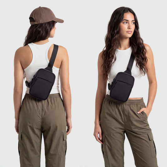 🔒Último día 50 % DESCUENTO 🎒 Bolso bandolera de viaje versión 2.0 mejorada | Antirrobo, nailon 500D, protección RFID