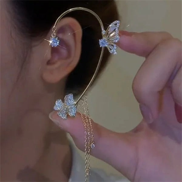 ✨🦋 Pendientes de circonita con caca de mariposa💖✨
