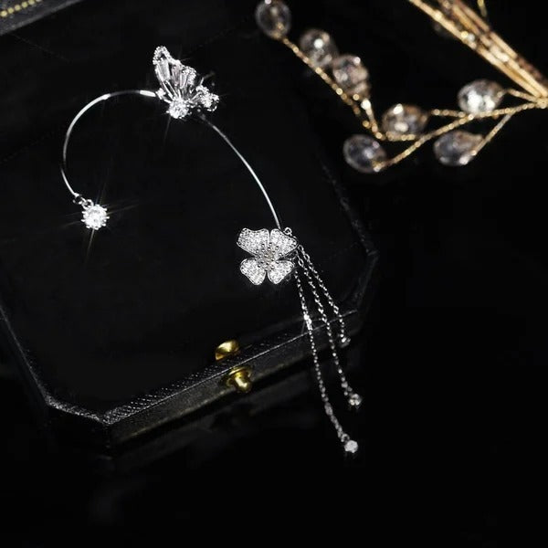 ✨🦋 Pendientes de circonita con caca de mariposa💖✨
