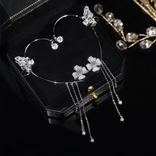 ✨🦋 Pendientes de circonita con caca de mariposa💖✨