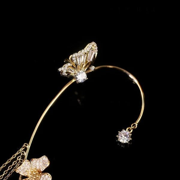 ✨🦋 Pendientes de circonita con caca de mariposa💖✨