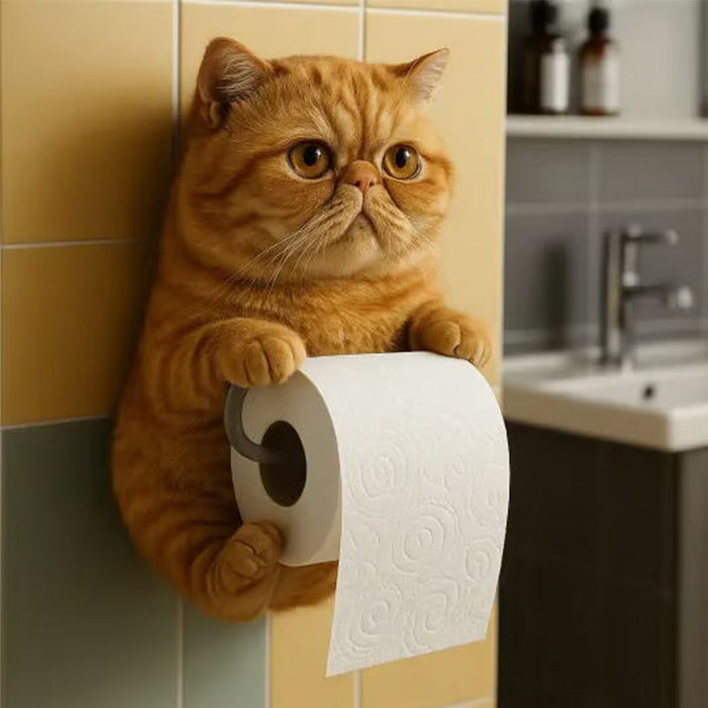🧻Portapapel higiénico de pared para gato