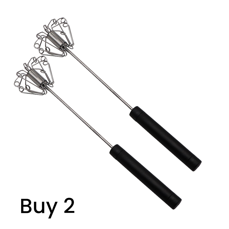 ⚡ Batidor semiautomático a presión — Batidor de huevos manual fácil de usar 🧁