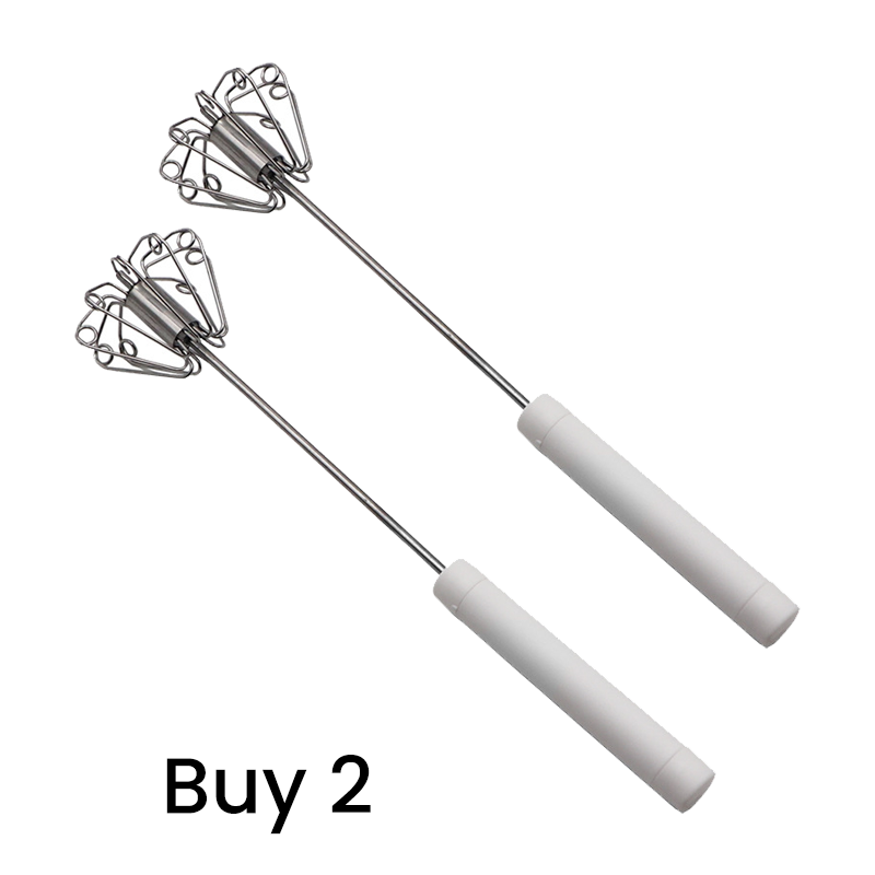 ⚡ Batidor semiautomático a presión — Batidor de huevos manual fácil de usar 🧁