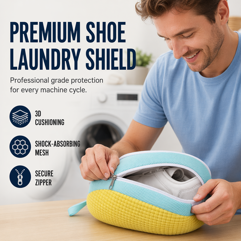 👟 Bolsa Protectora de Lavado para Zapatos | Conserva la Forma en Lavadora