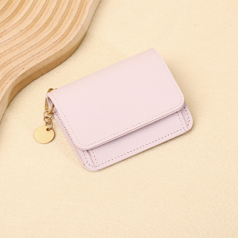 💖¡COMPRA 1 Y LLEVA 1 GRATIS!!💕Cartera corta RFID para mujer – Elegante tarjetero con llavero y monedero