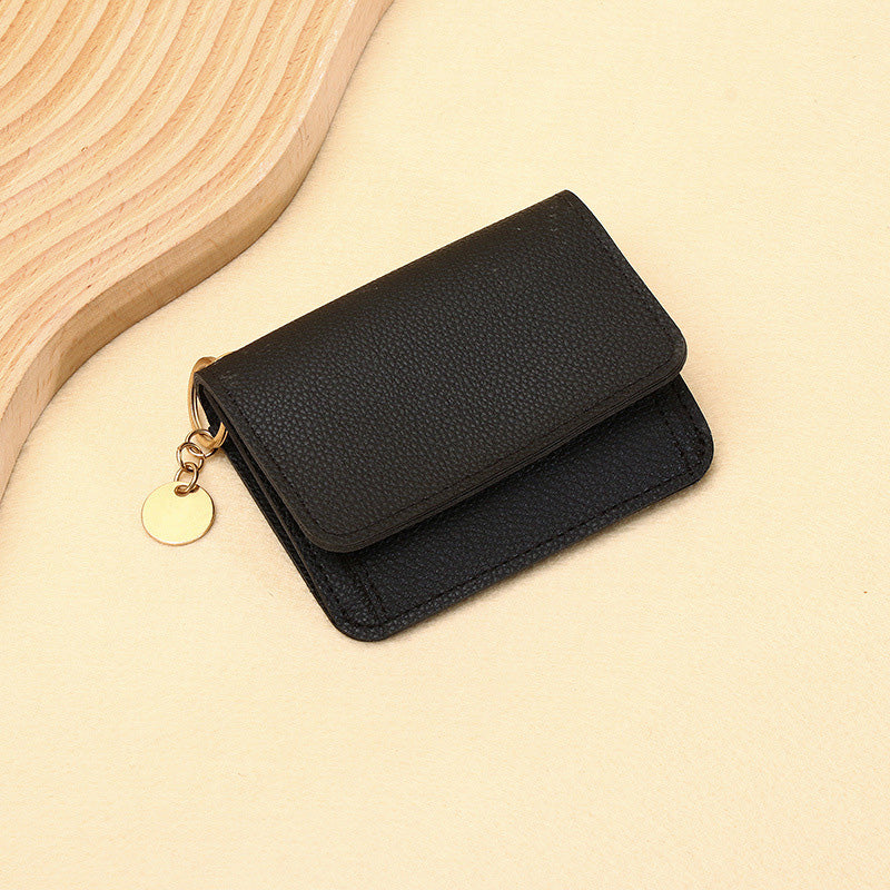 💖¡COMPRA 1 Y LLEVA 1 GRATIS!!💕Cartera corta RFID para mujer – Elegante tarjetero con llavero y monedero