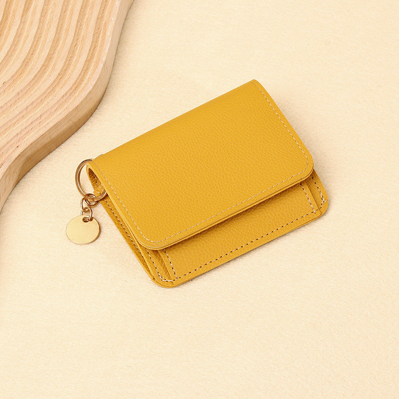 💖¡COMPRA 1 Y LLEVA 1 GRATIS!!💕Cartera corta RFID para mujer – Elegante tarjetero con llavero y monedero